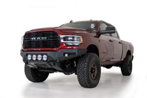 Ram 3500 Bumper - Front - Addictive Desert Designs - Bomber - Satin Black - `19-`21